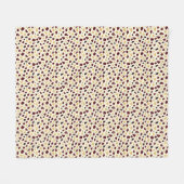 Modern Organic Terrazzo | Abstract Stone Mosaic Fleecedecke (Vorderseite (Horizontal))