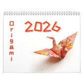 Modern Origami Art 2026 Custom Photo Kalender (Titelbild)