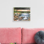 Modern Original Brook Art gestresste Canvas Print Leinwanddruck (Insitu (Wohnzimmer))