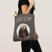 Modern Otter ist mein Geist Tier braun Tasche (Von Nahem)