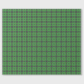 Modern Oval Green Christmas Geschenkpapier (Flach)