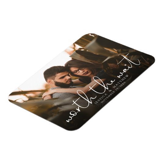 Modern Overlay für das Wait Wedding Foto Script Magnet (Linke Seite)