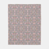 Modern Paint Spritzer Blush Fleecedecke (Vorderseite)
