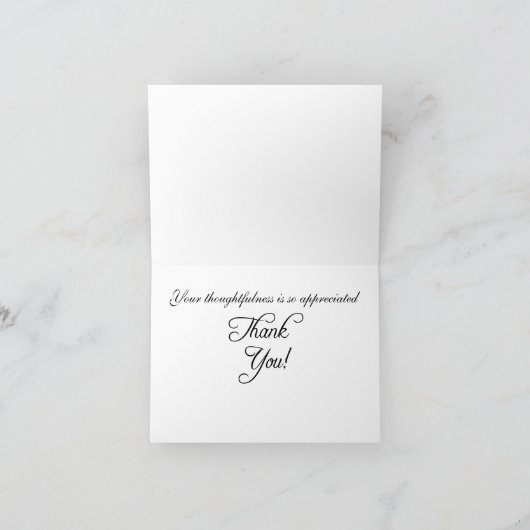 Modern Paint Spritzer Vielen Dank. Dankeskarte (Innenseite)