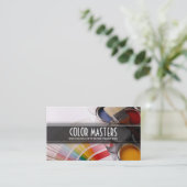 Modern Painter Business Card Visitenkarte (Stehend Vorderseite)