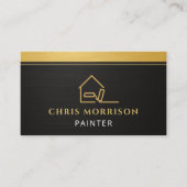 Modern Painter QR Code Visitenkarte (Vorderseite)