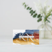 Modern Palette Visitenkarte (Stehend Vorderseite)