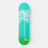 Modern Palm Silhouette D Brand Skateboard (Vorderseite)