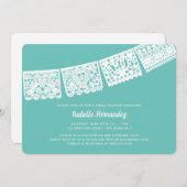 Modern Papa Picado - Farbe | BRAUTPARTY Einladung (Vorne/Hinten)