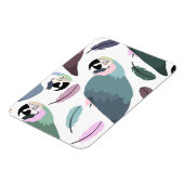 Modern Parrots Tropical Pattern  Magnet (Linke Seite)