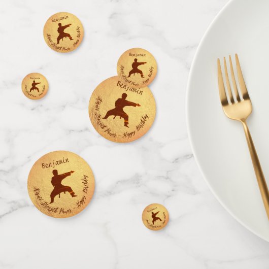 Modern Party Karate Martial Arts Happy Birthday Konfetti (Gruppe)