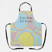 Modern Pastel Abstract Painting Schürze (Vorderseite)