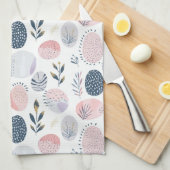 Modern Pastel Easter Egg Kitchen Towels Geschirrtuch (Viertel Falte)
