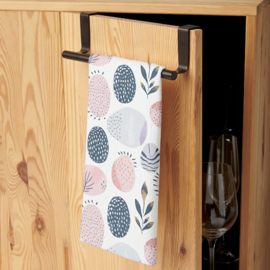 Modern Pastel Easter Egg Kitchen Towels Geschirrtuch (Drittel gefaltet)