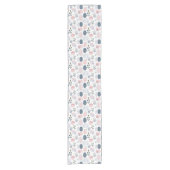 Modern Pastel Easter Egg  Table Runner Kurzer Tischläufer (Vorderseite)
