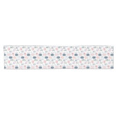 Modern Pastel Easter Egg  Table Runner Kurzer Tischläufer (Horizontal)