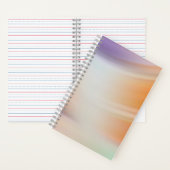 Modern Pastel Gradient Spiral Notebook Notizblock (Innen)