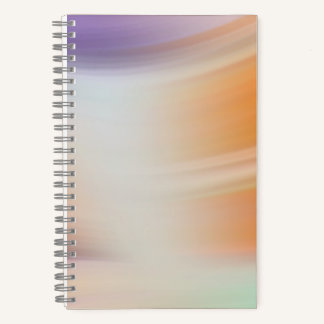 Modern Pastel Gradient Spiral Notebook Notizblock