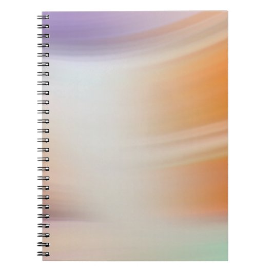Modern Pastel Gradient Spiral Notebook Notizblock (Vorderseite)