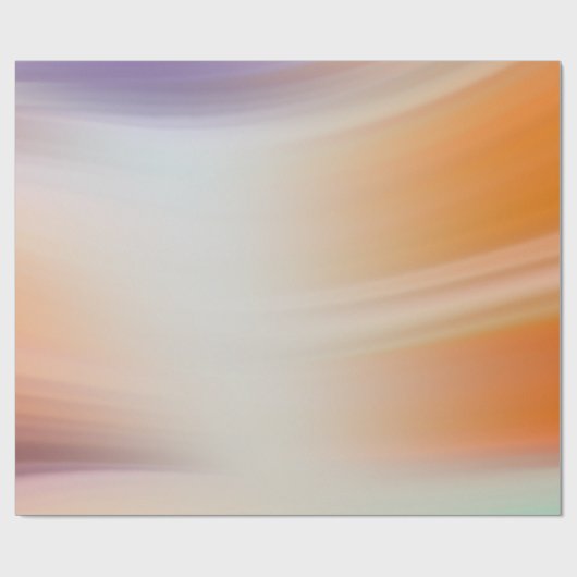Modern Pastel Gradient Wrapping Paper Geschenkpapier (Flach)