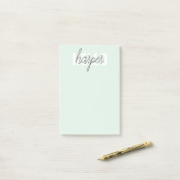 Modern Pastel Minze hallo, und du nennst