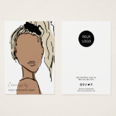 Modern Pastell Earring Display Card (Vorne & Hinten)