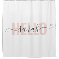 Modern Pastell Pink Beauty Hallo und Ihr Name
