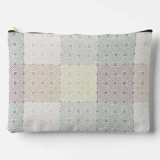 "Modern Patchwork" Print Cosmetic/Pencil Bag Zubehörtasche (Vorderseite)