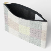 "Modern Patchwork" Print Cosmetic/Pencil Bag Zubehörtasche (Offen)