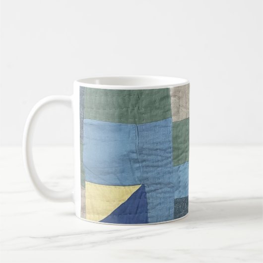 Modern Patchwork Quilt Mug Kaffeetasse (Links)