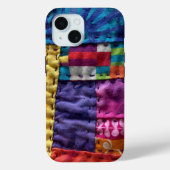 Modern Patchwork Quilt phone case (Rückseite)