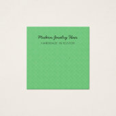 Modern Pattern Bright Green Earring Display Card (Vorderseite)