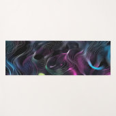 Modern pattern geometric art stripes yogamatte (Vorderseite (Horizontal))