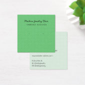Modern Pattern Green Earring Display Card (Schreibtisch)