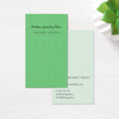 Modern Pattern Green Earring Display Card (Schreibtisch)