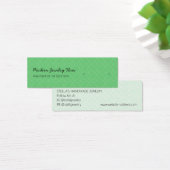 Modern Pattern Green Stud Earring Display Card (Schreibtisch)