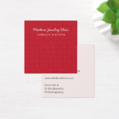 Modern Pattern Red Ring Display Card (Schreibtisch)