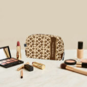 Modern patterned waschbeutel