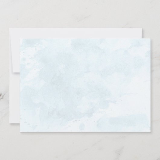 Modern Peacock Feather Wedding Einladungen (Rückseite)