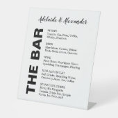 Modern Pedestal Sign Sockelschild (Vorderseite)