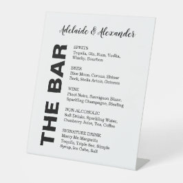 Modern Pedestal Sign Sockelschild