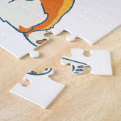 Modern Pembroke Corgi Illustration Puzzle (Seite)