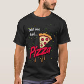 modern pepperoni cheesy food pizza lover slice T-Shirt (Vorderseite)