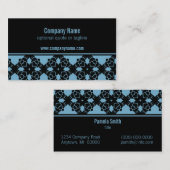 Modern Perfect Business Card, blau Visitenkarte (Vorne/Hinten)