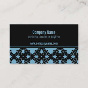 Modern Perfect Business Card, blau Visitenkarte