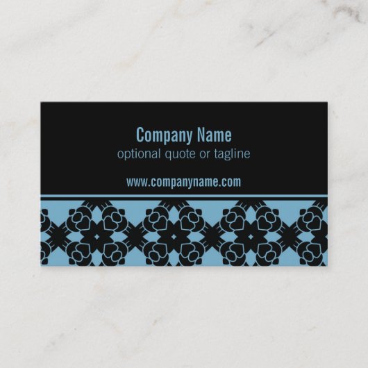 Modern Perfect Business Card, blau Visitenkarte (Vorderseite)