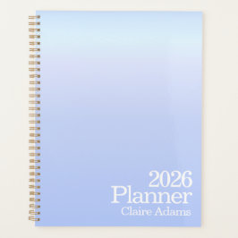 Modern Periwinkle Ombre Planer