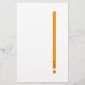 Modern Personal Stationery | Side Margin Briefpapier (Rückseite)
