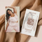 Modern Personal Trainer Fitness Influencer Photo Visitenkarte