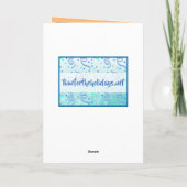 Modern Personalisiert Happy Birthday Nephew Karte (Rückseite)